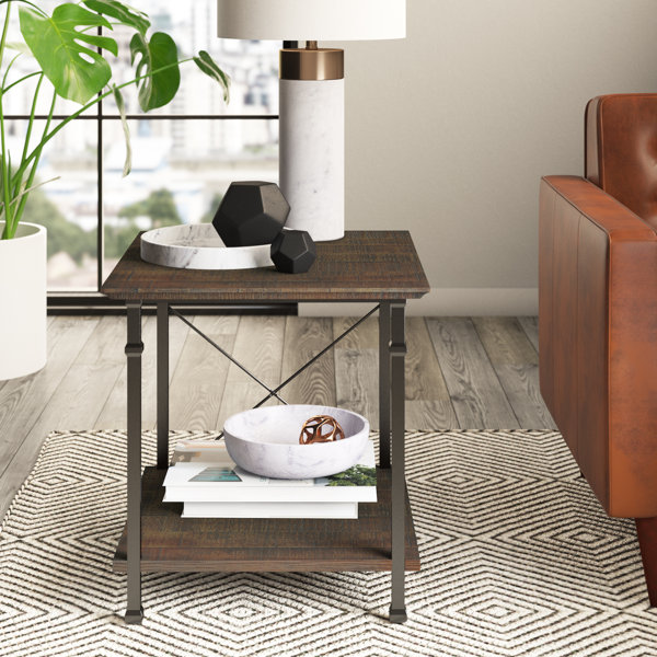 Mercury Row® Zona 23'' Tall Solid Wood End Table & Reviews Wayfair